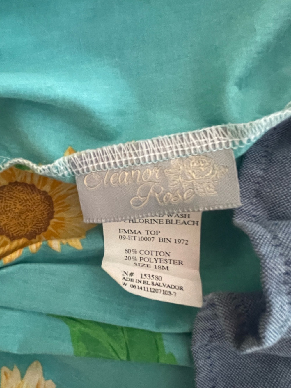 ELEANOR ROSE EUC/LN Vibrant Sunflower Ruffle Swing Top - Picture 5 of 5